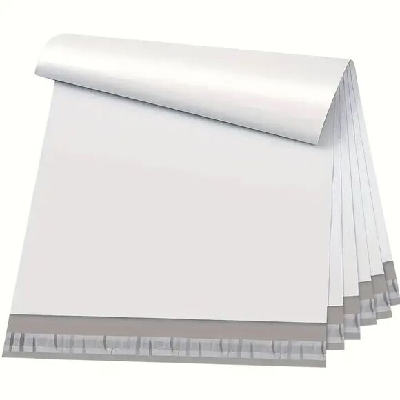 18x24 Large White Polymailers 10Ct - Picture 2 of 5